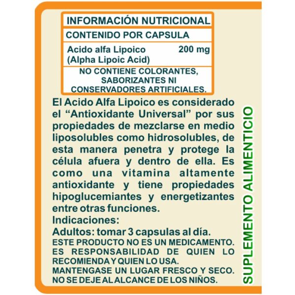 Acido Alfa Lipoico Naturallya®