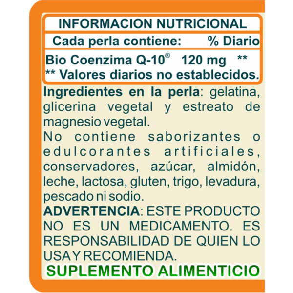 Bio Coenzima Q-10 120mg Naturallya®