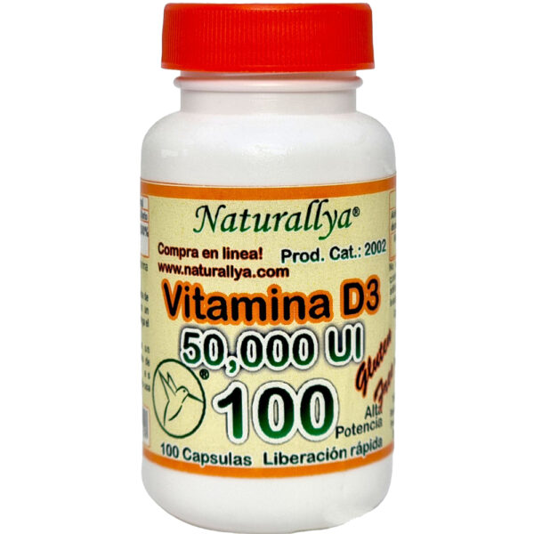 Vitamina D3 50,000UI Naturallya