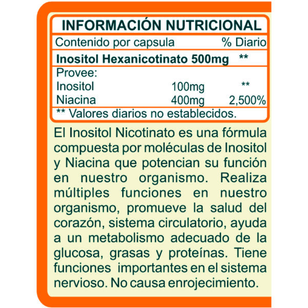 Inositol Nicotinato Naturallya