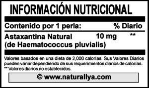 Astaxantina Natural 10mg Naturallya® 
