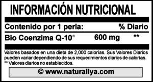 Coenzima Q10 600mg Naturallya®