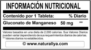 Gluconato de Manganeso Naturallya®