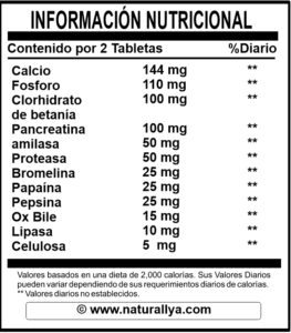 Multienzimas Digestivas Naturallya®