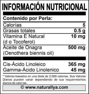 Aceite de Onagra Naturallya®