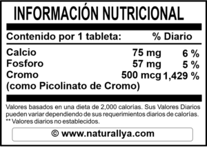 Picolinato de Cromo Naturallya®